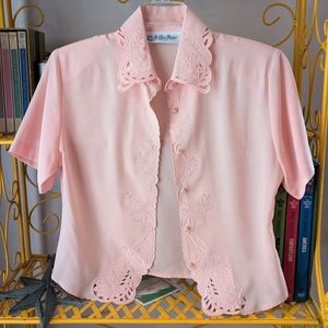 Yves St Clair Peach Blouse